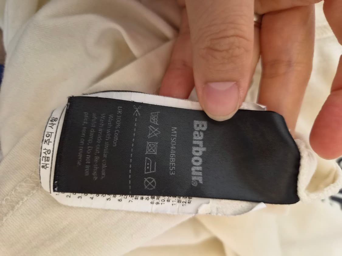 바버 Barbour 남성 라운드반팔티셔츠 XL사이즈 상품이미지10
