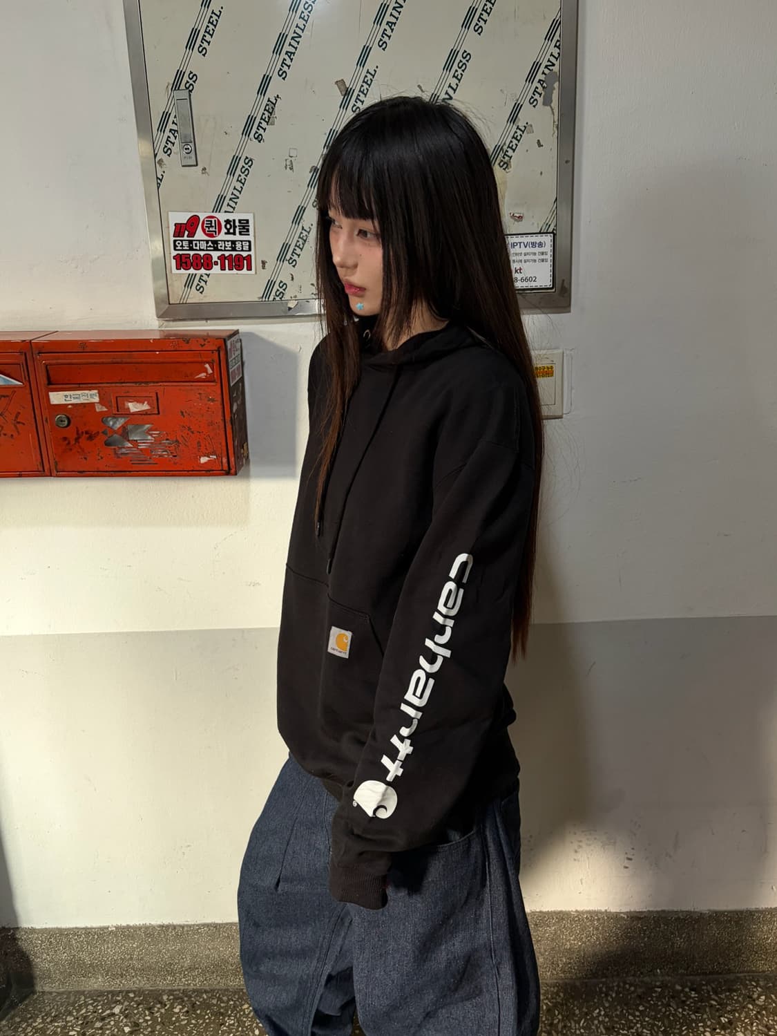 90s 올드스쿨 칼 후디 엠 상품이미지1