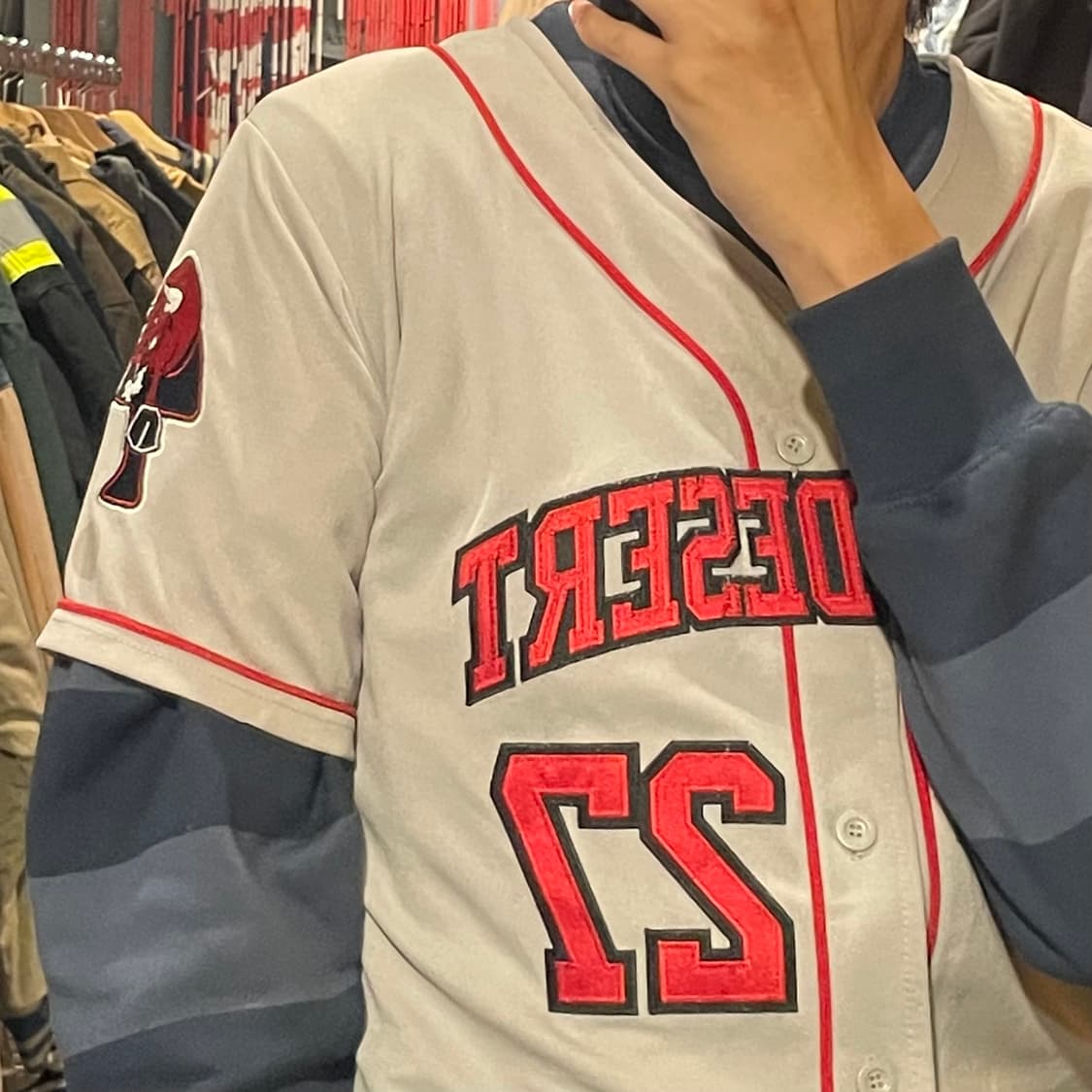 [IM] PALMDESERT KATO No.27 그레이 반팔져지 상품이미지4