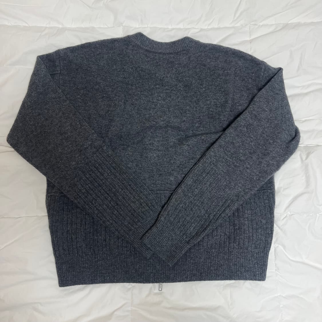 이티씨이 ETCE SMOCKING WOOL KNIT ZIP UP M 상품이미지3