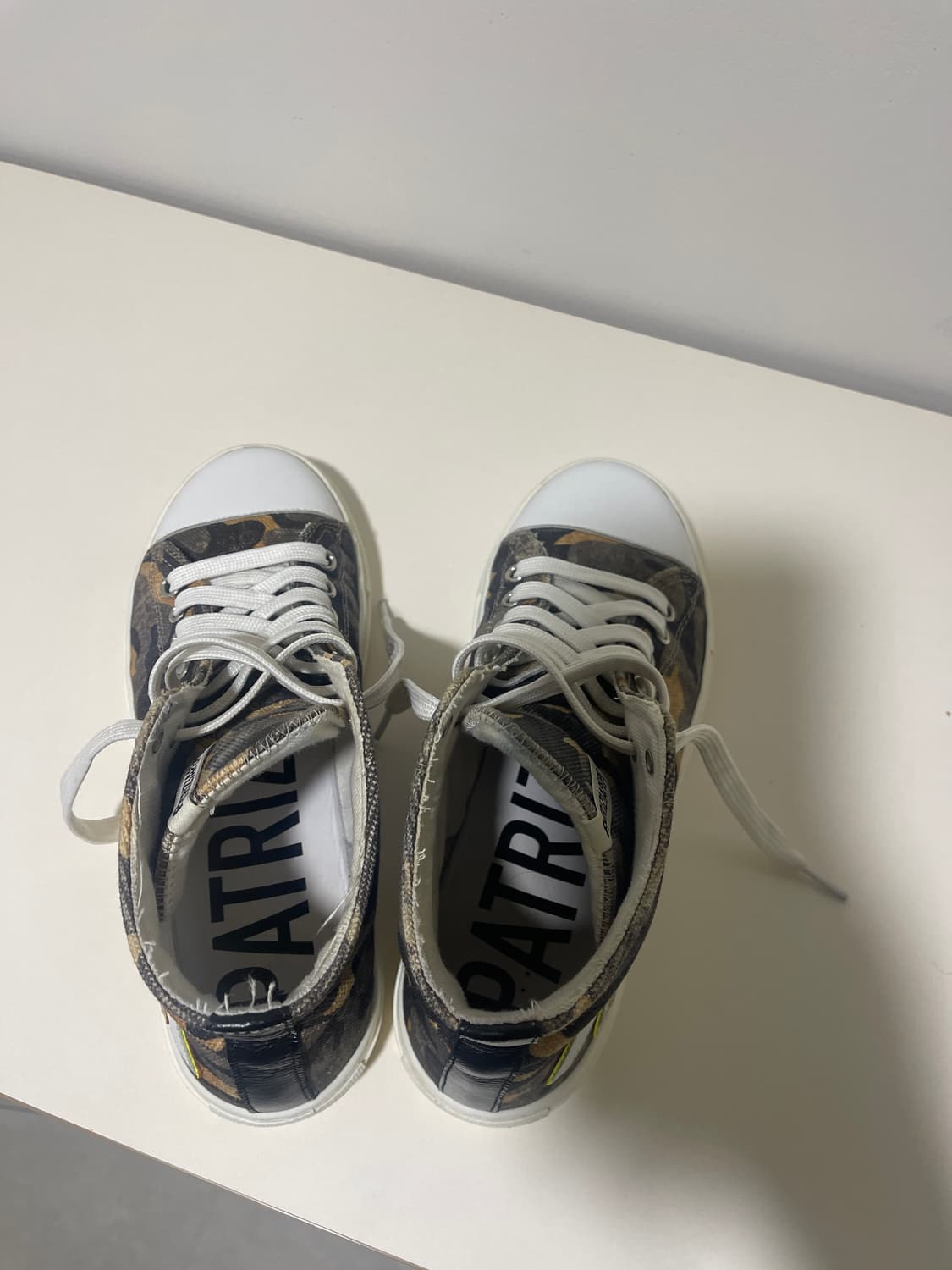 PATRIZIA PEPE 카모 하이탑 스니커즈 38 상품이미지5