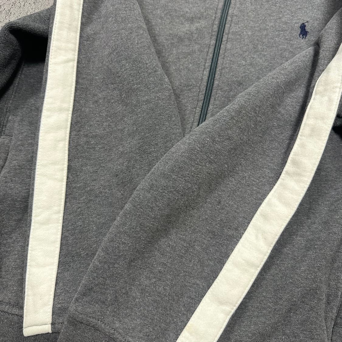 ✨ (바배) 폴로 랄프로렌 그레이 코튼 집업 져지  상품이미지5