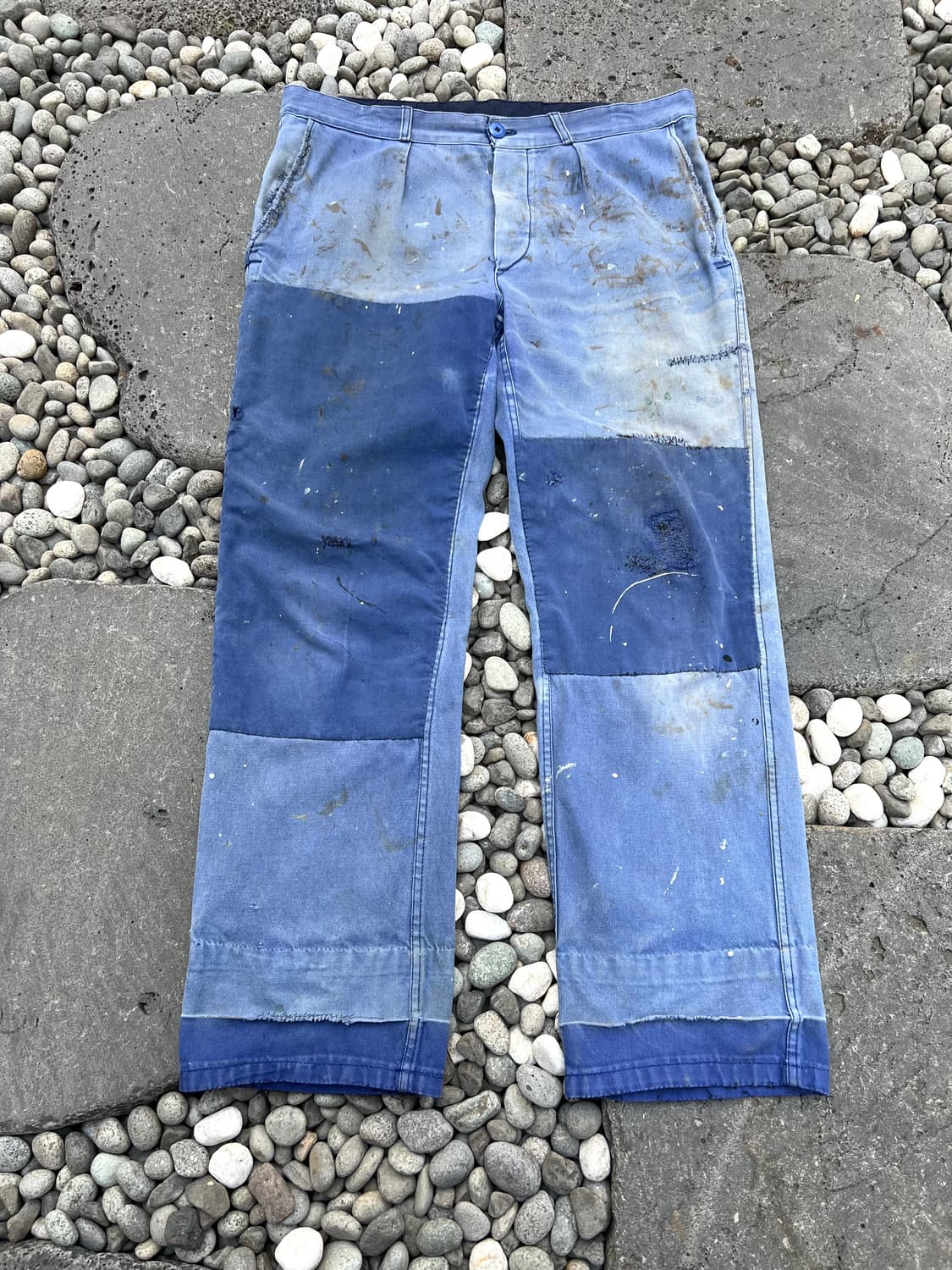 HARD FADED VINTAGE WASHING 패치워크프렌치워크팬츠 상품이미지1