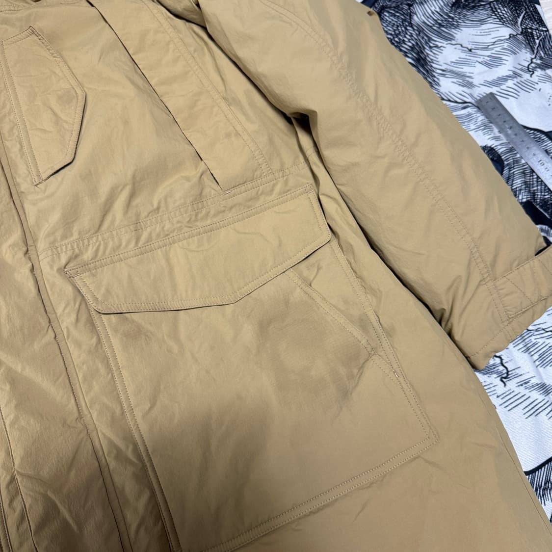 엄브로 스키파카 구스다운  롱패딩 100 L사이즈 상품이미지5