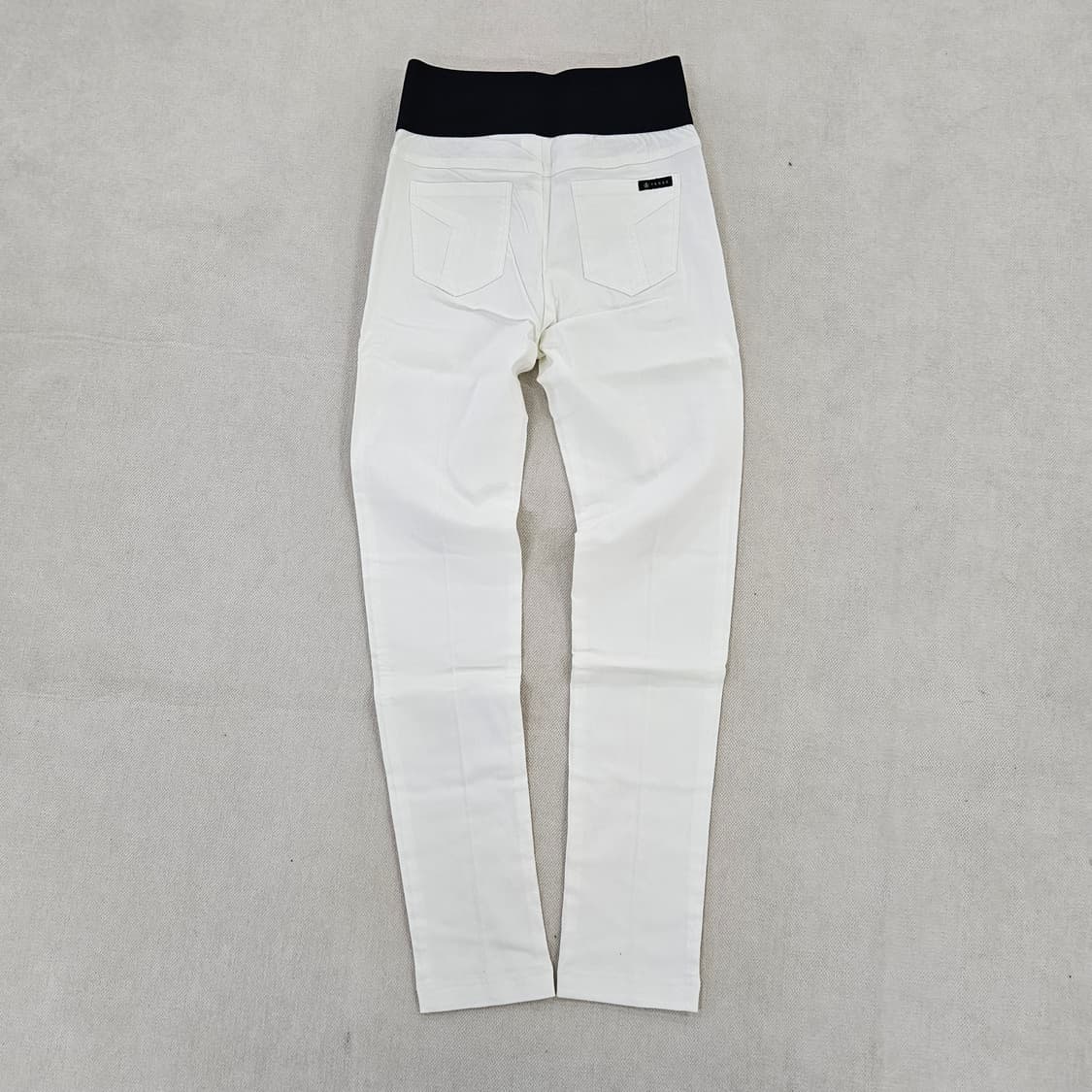 [66] 새상품 예쎄 여성 화이트 스판 밴딩 일자 팬츠 0120Y2 상품이미지6