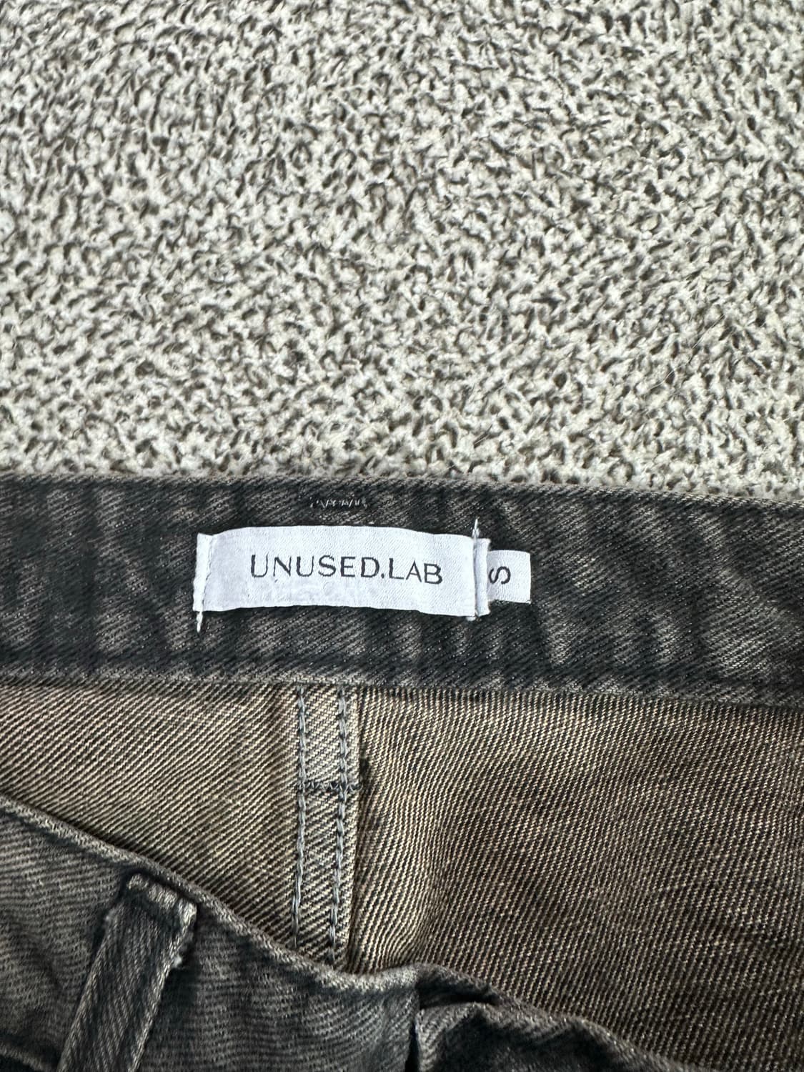 언유즈드 랩 데님 카고팬츠 S 상품이미지4