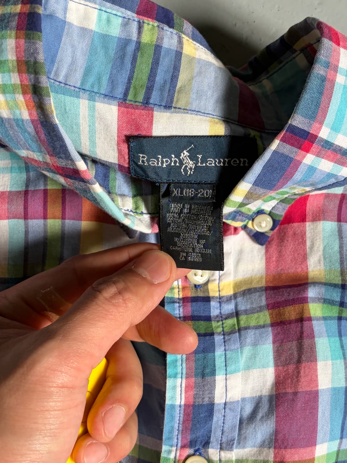 폴로 랄프로렌(Polo Ralph Lauren) 마드라스 체크 반팔셔츠 상품이미지4