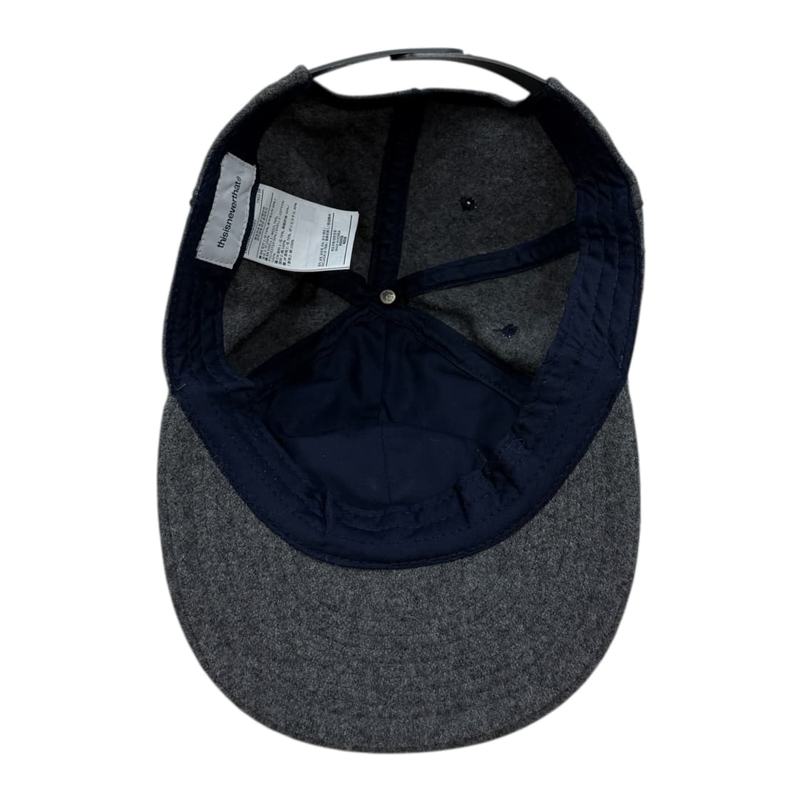 디스이즈네버댓 파이핑 사인 캡 모자 그레이 상품이미지3