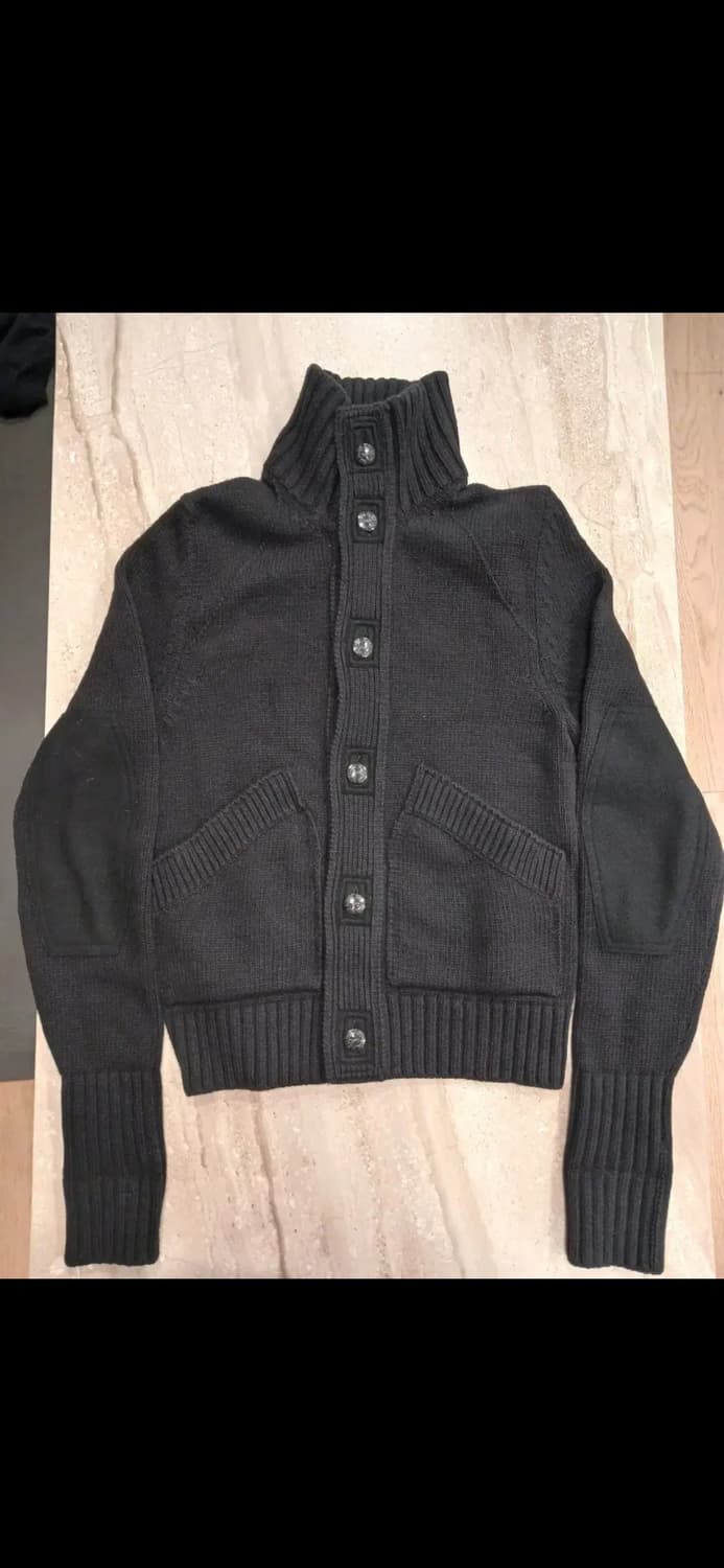 YSL rive gauche HEAVY WOOL KNIT CARDIGAN 상품이미지1