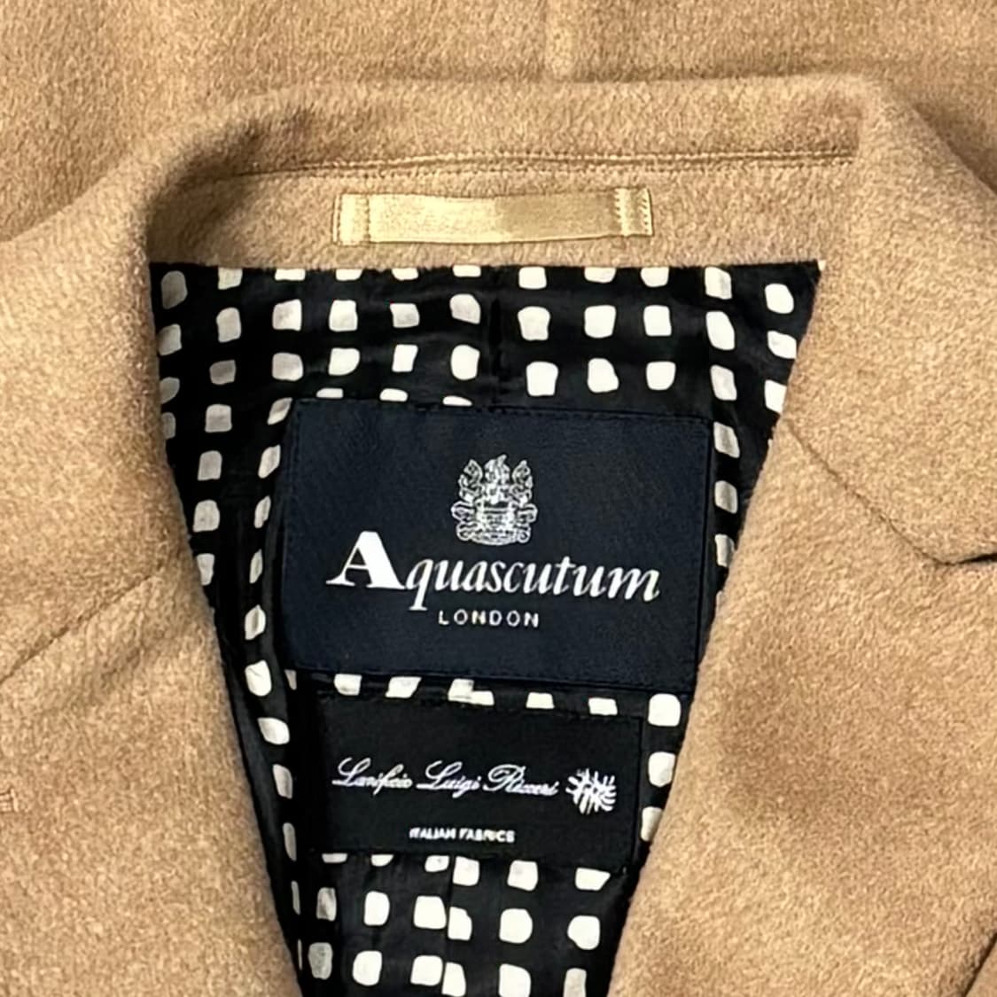 아쿠아스큐텀 앙고라 싱글 코트 V0554  상품이미지5