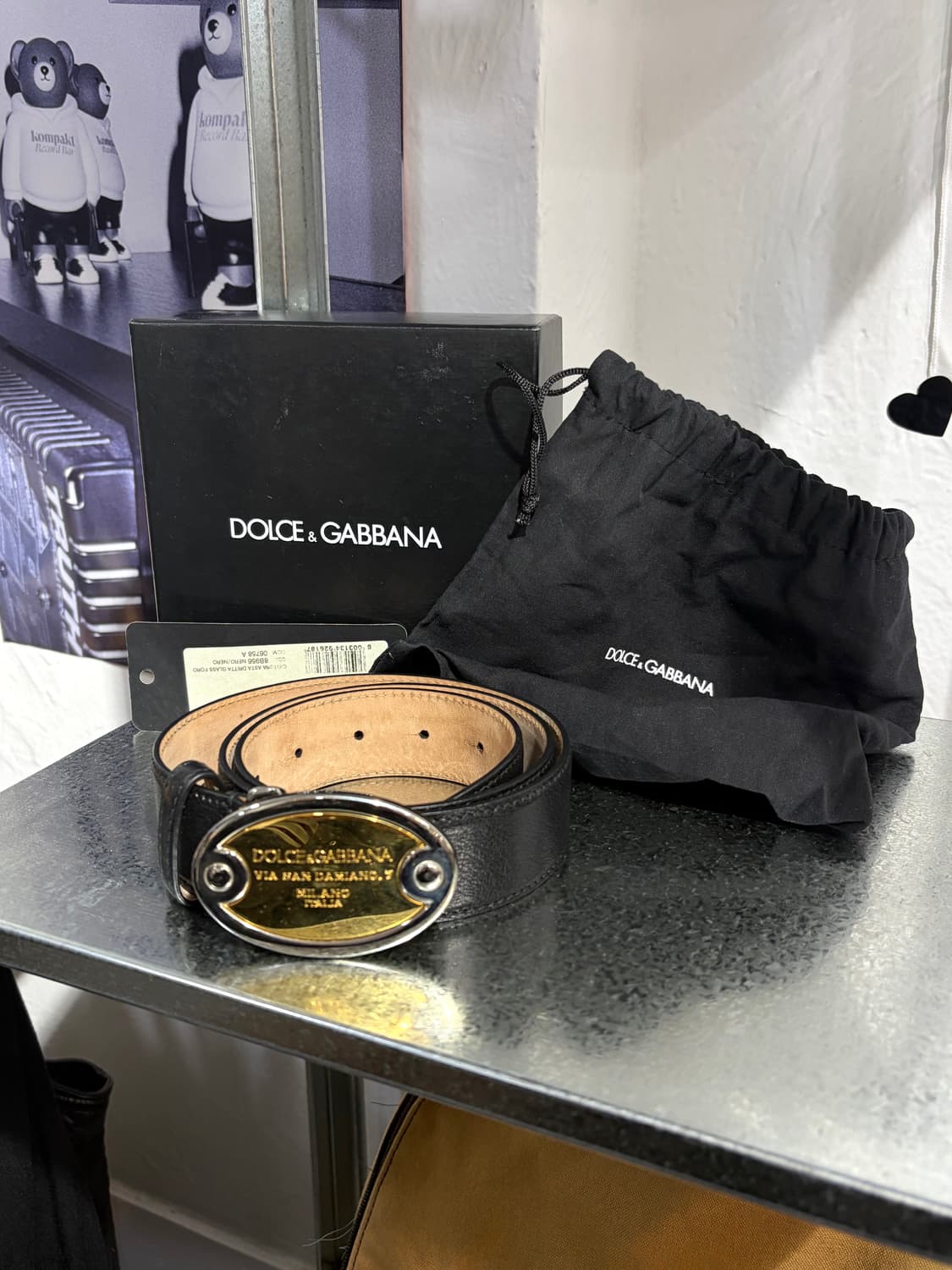 돌체앤가바나 풀박스 레더 벨트 상품이미지1