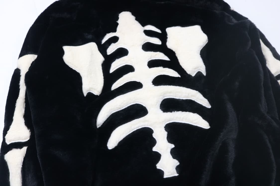 밴슨 스켈레톤 후리스 후드집업 상품이미지3