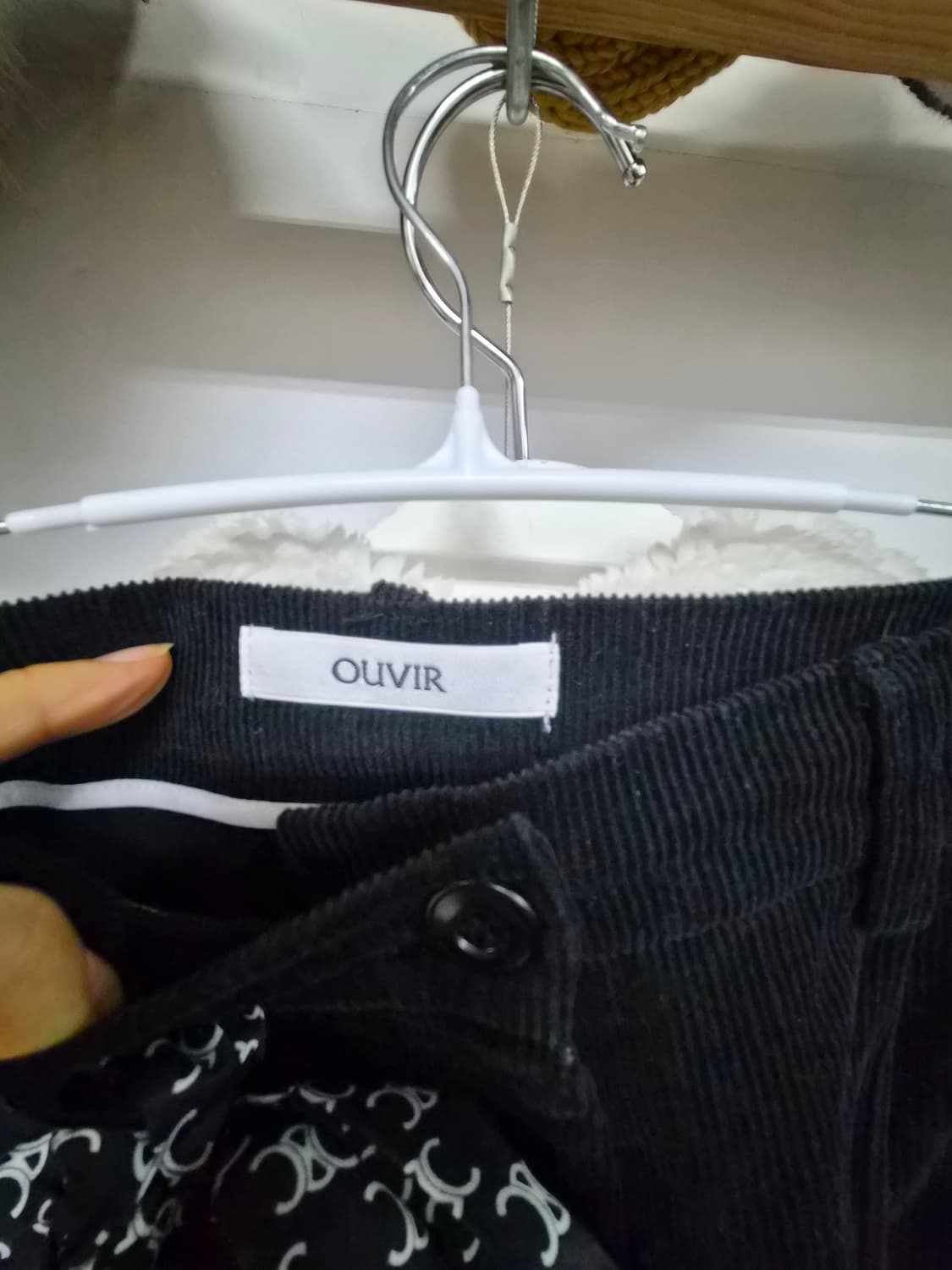 미키패치 뽀글이 자켓. ouvir 코듀로이 버뮤다팬츠 상품이미지8