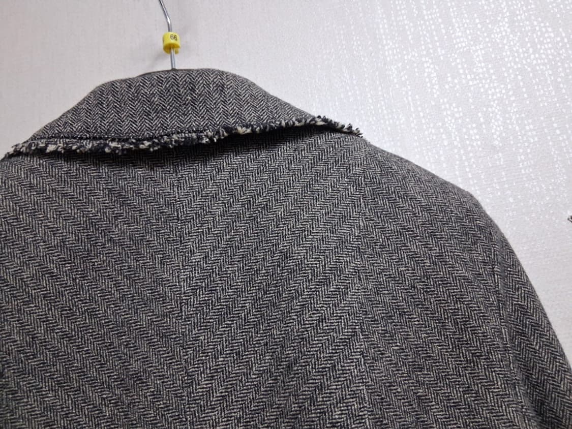 크리지아 여성 양모모직쟈켓 헤링본그레이체크 66 상품이미지6