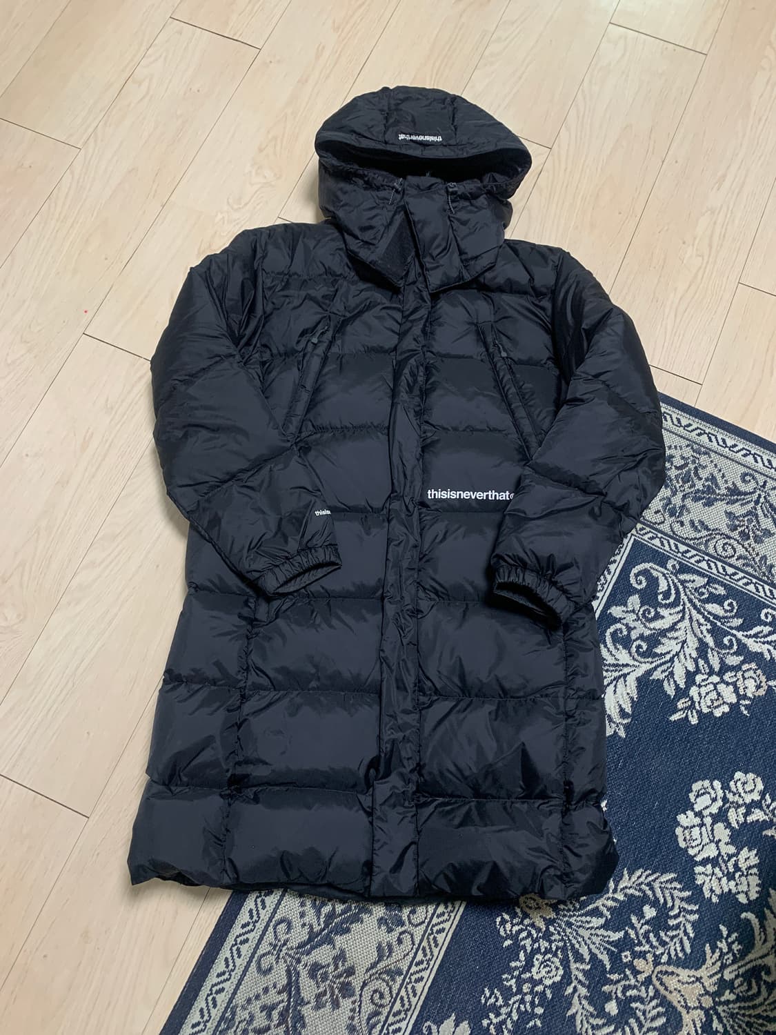 디스이즈네버댓 롱패딩 블랙 S 상품이미지1