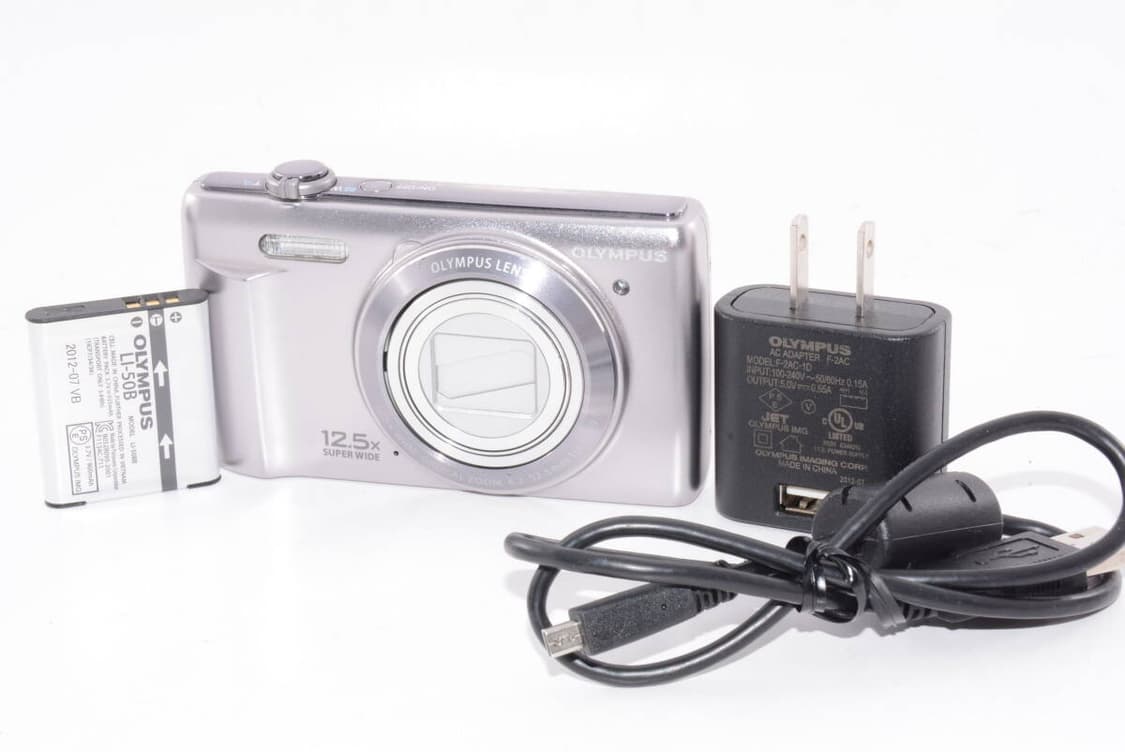 미품동작품) 올림푸스 VR 360 실버 빈티지 디카 디지털 카메라 상품이미지1