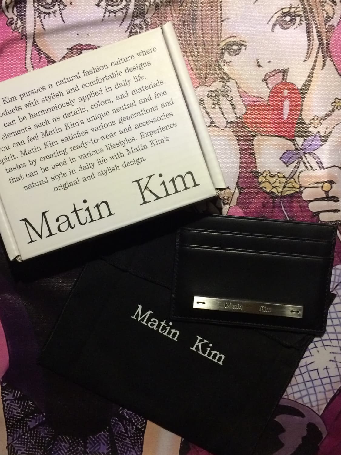 마뗑킴 VINTAGE CARD WALLET IN BLACK 상품이미지1