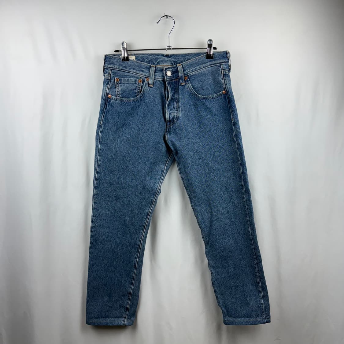 (29/30) 리바이스 501 ST 프리미엄 연청 데님 팬츠 상품이미지2
