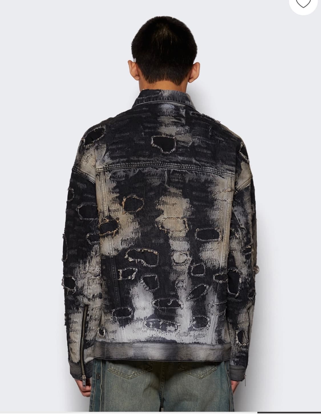 지방시 데미지드 데님 자켓 L 상품이미지9