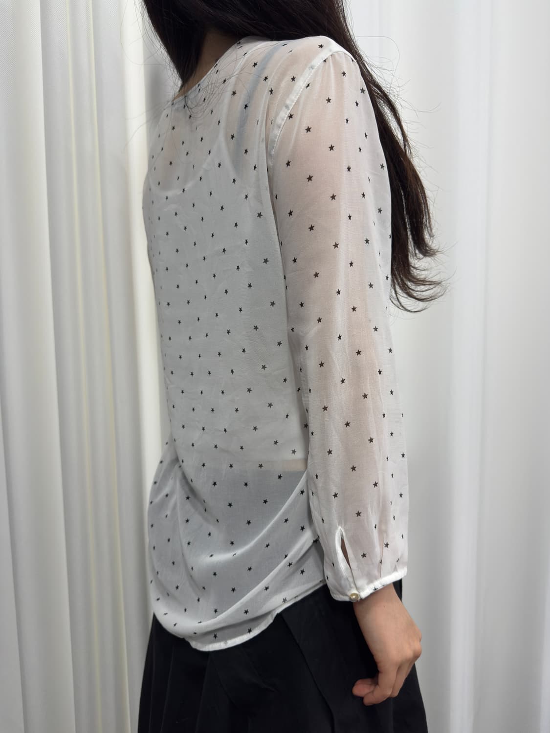 zara star blouse 상품이미지3