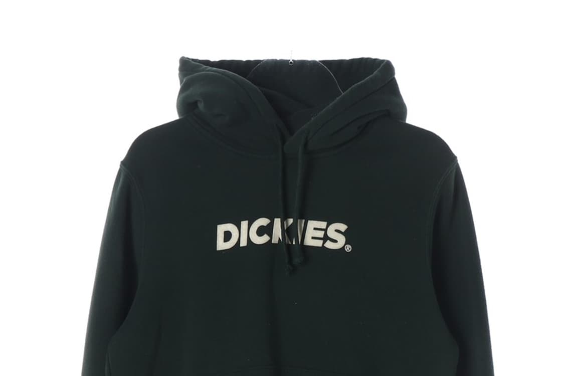 디키즈 센터 빅로고 기모 후드티 딥그린 M 상품이미지3