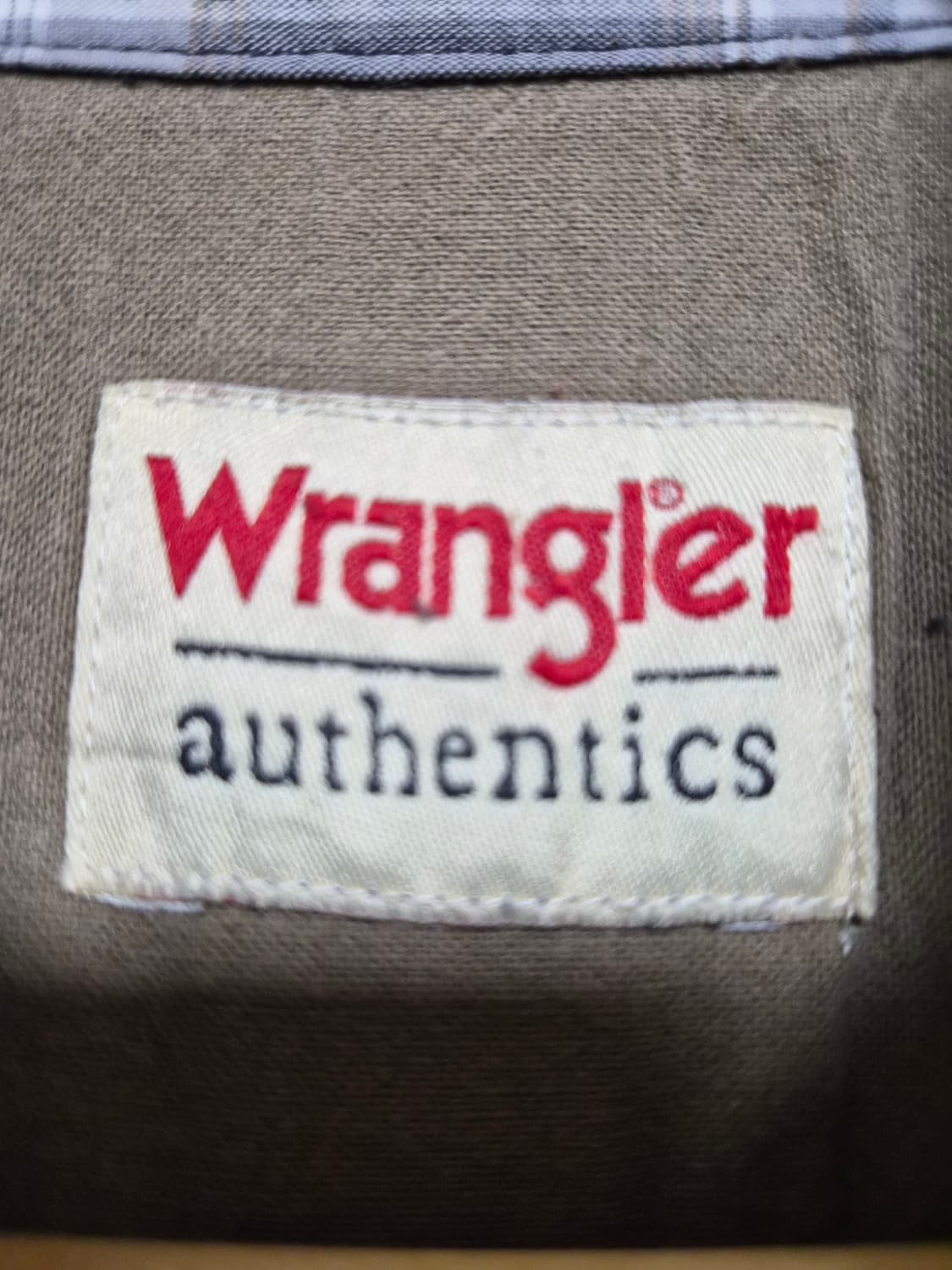 랭글러Wrangler 체크 셔츠 M사이즈 - S333 상품이미지4