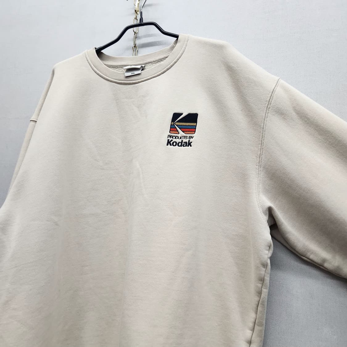 코닥 백 프린팅 빅로고 맨투맨 2XL 상품이미지2