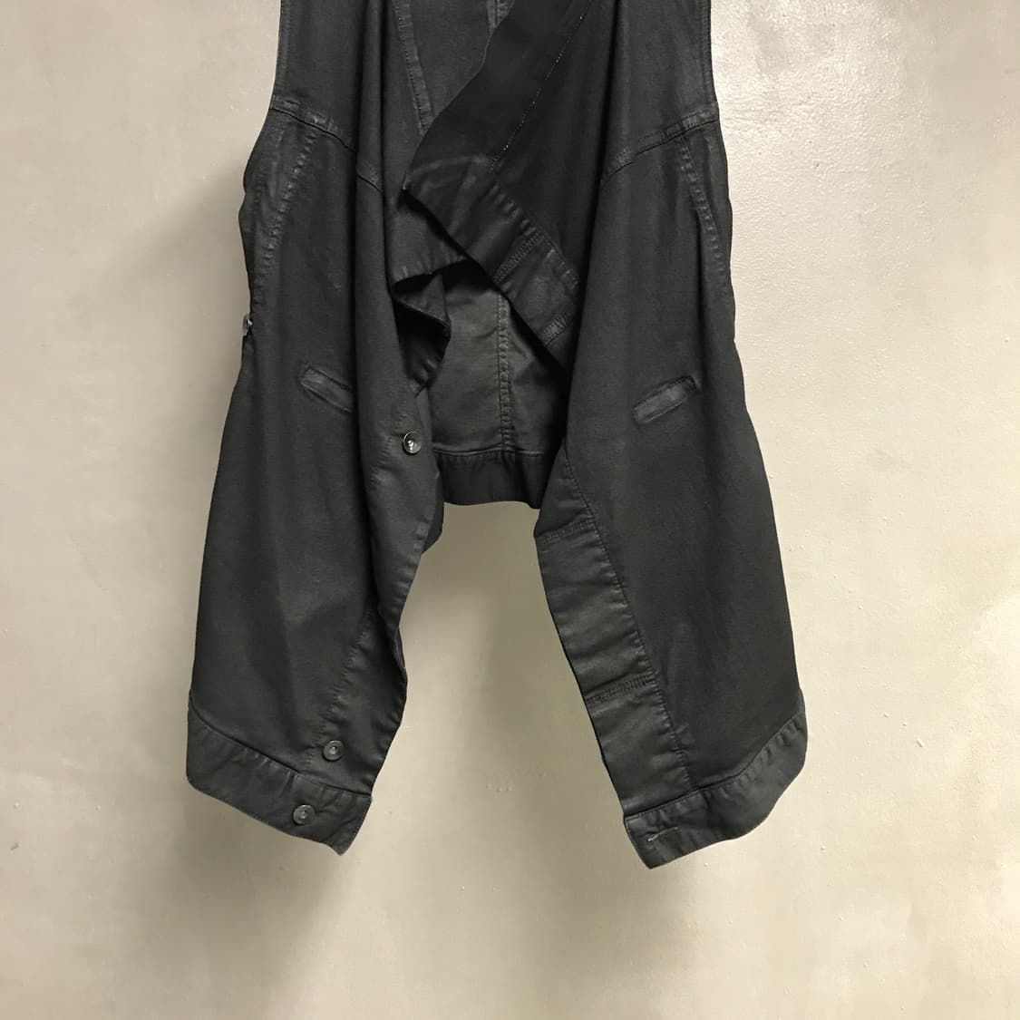 릭 오웬스 블랙 민소매 자켓 M 상품이미지3