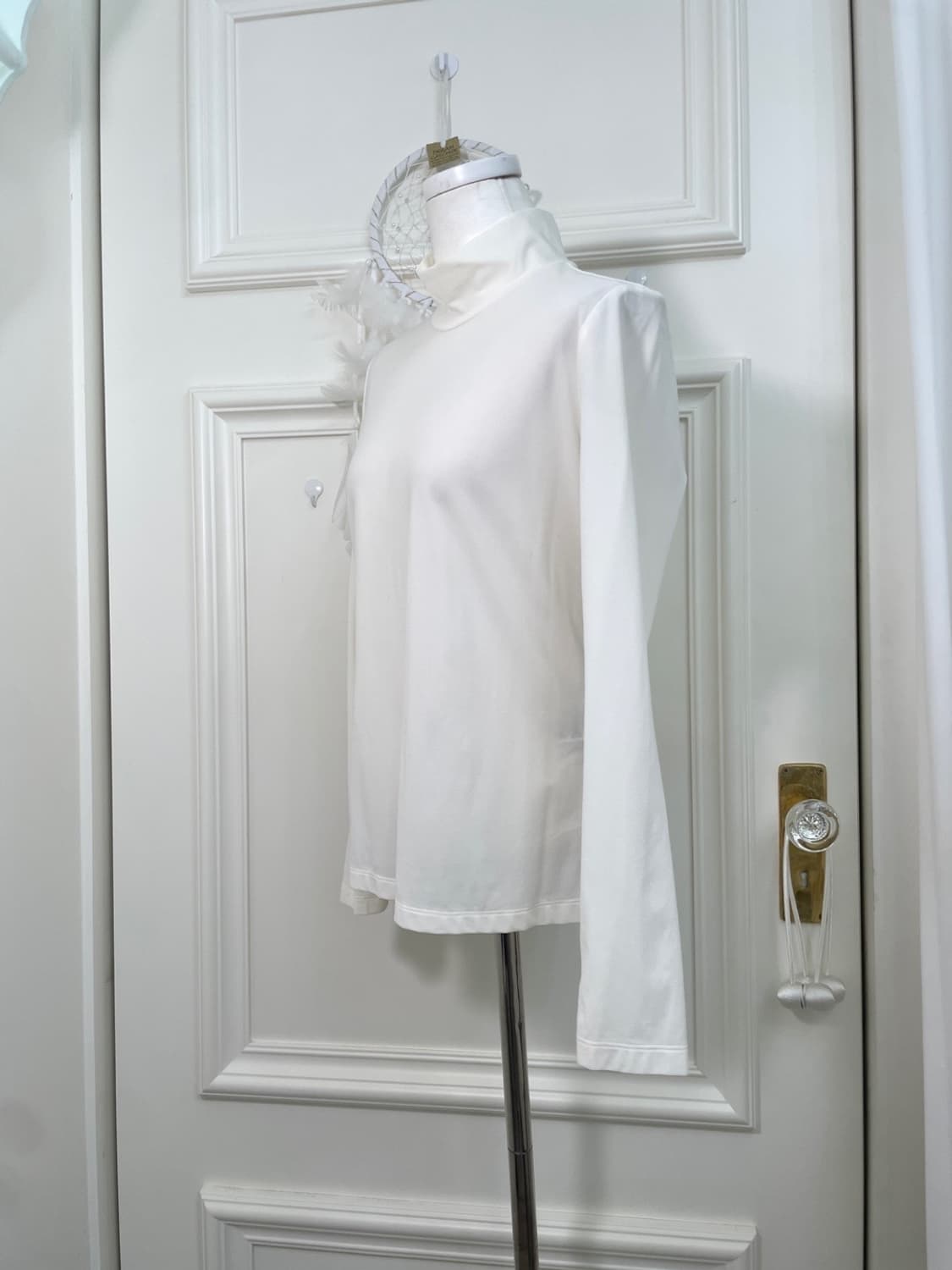 pale gray bow point mini opc&white basic 상품이미지9