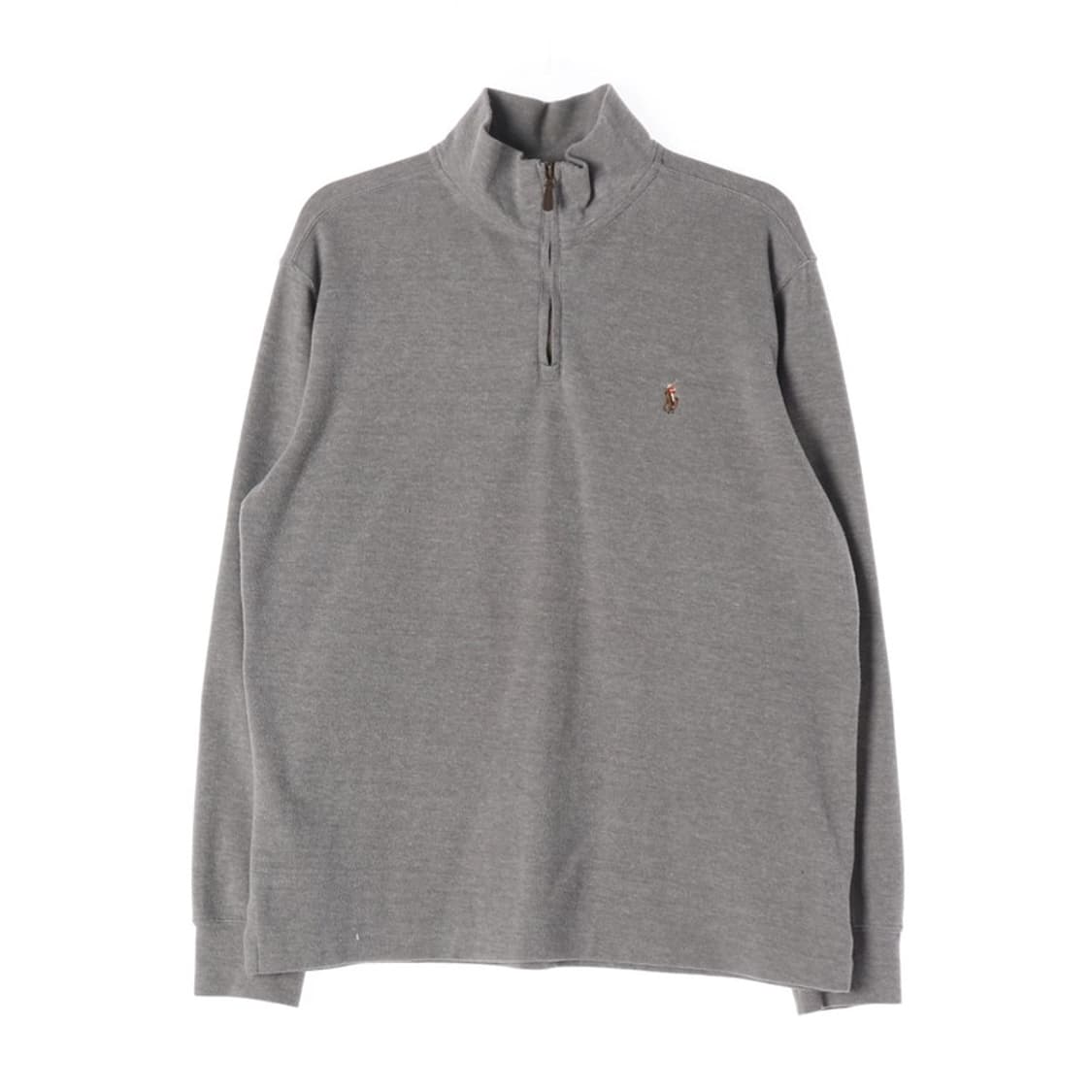 폴로 랄프로렌 에스테이트 립 반집업 니트 그레이 상품이미지1