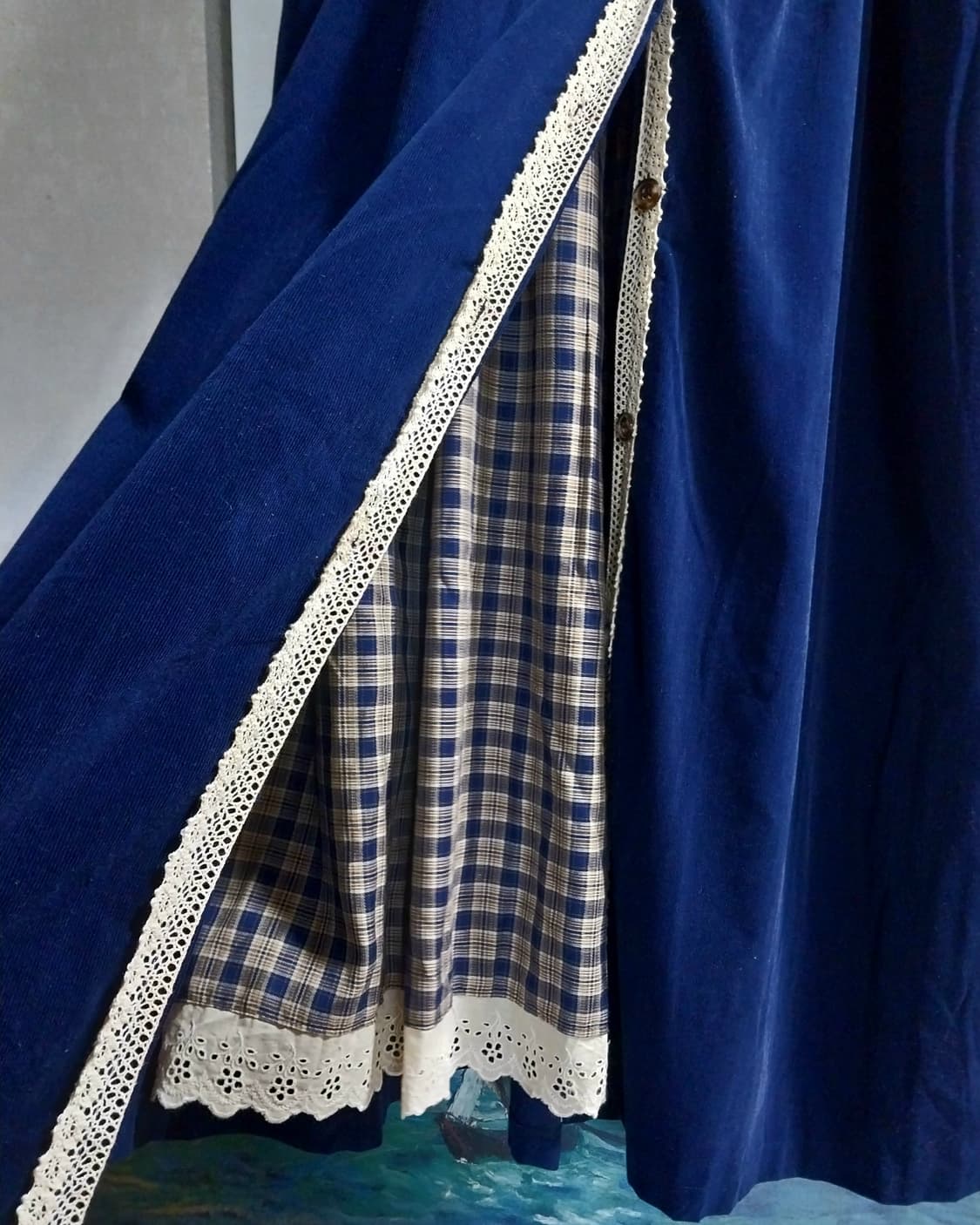 여성스런 코사지 레이스 원피스 상품이미지5