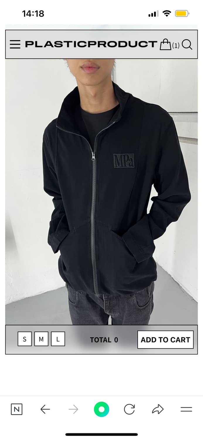 MPa PORTABLE JACKET (BLACK) s 사이즈 상품이미지2