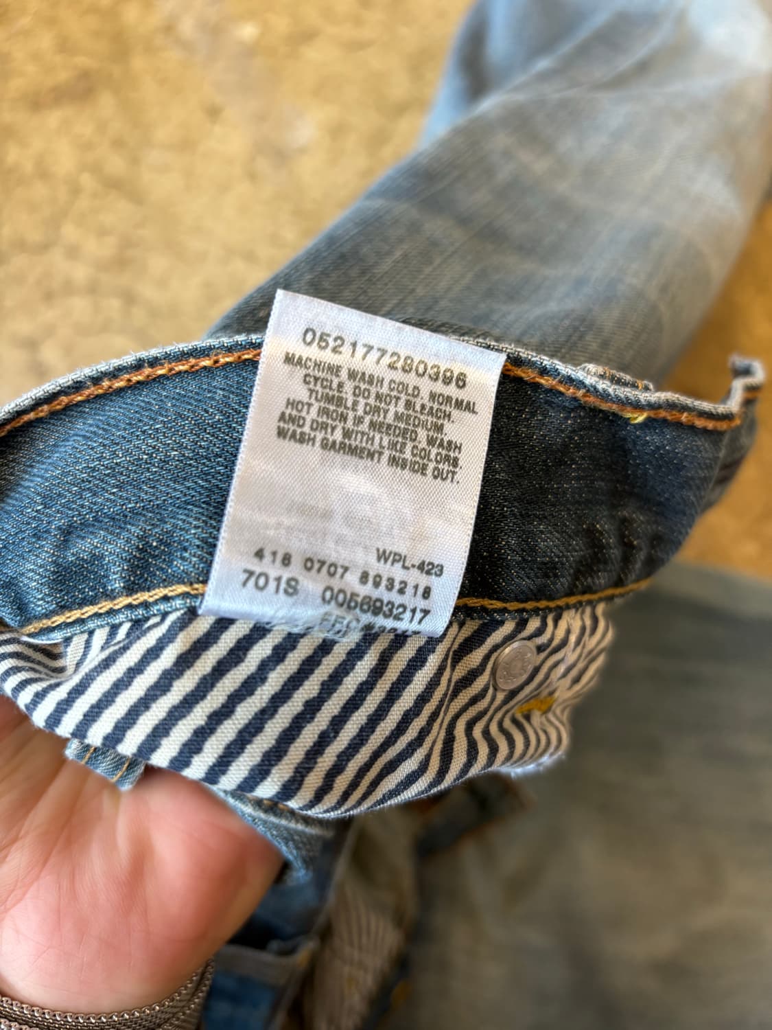 00s 07년도 리바이스 569 데님 상품이미지7
