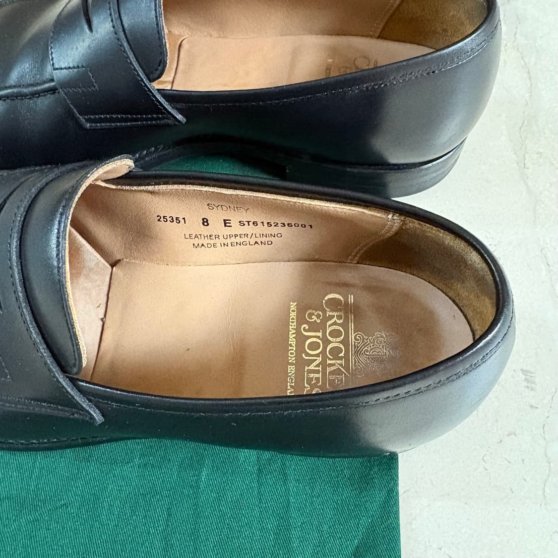 Crockett & Jones SYDNEY Leather Loafers  상품이미지4