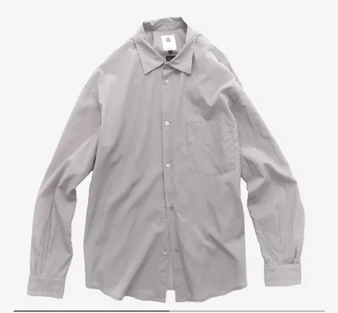 3) 폴리테루 텐코 루즈드 셔츠 2.0 1% 라벤더 그레이 상품이미지1