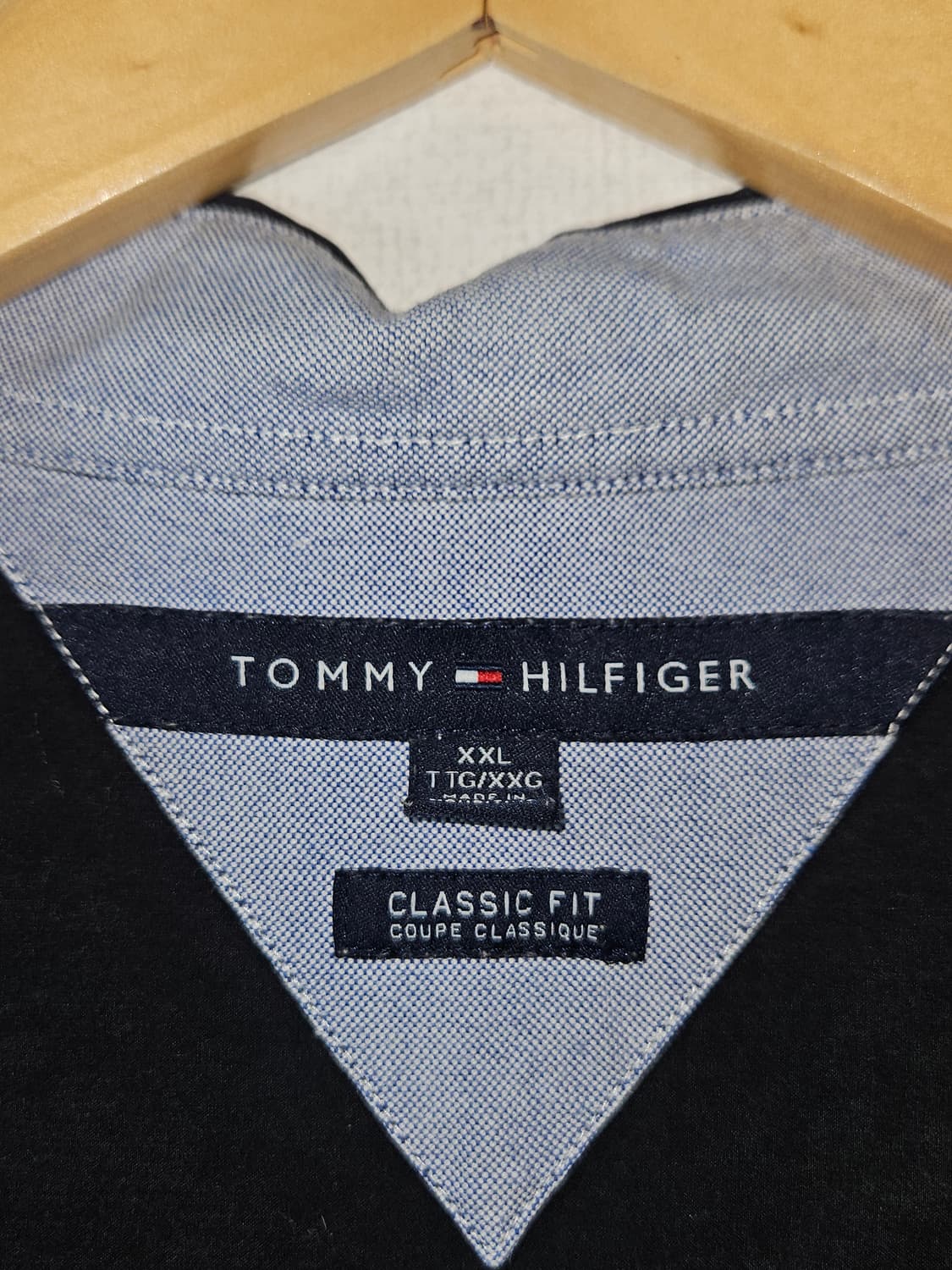 타미힐피거 올드스쿨 빅로고 반팔셔츠 빈티지 XXL 빅사이즈 상품이미지3