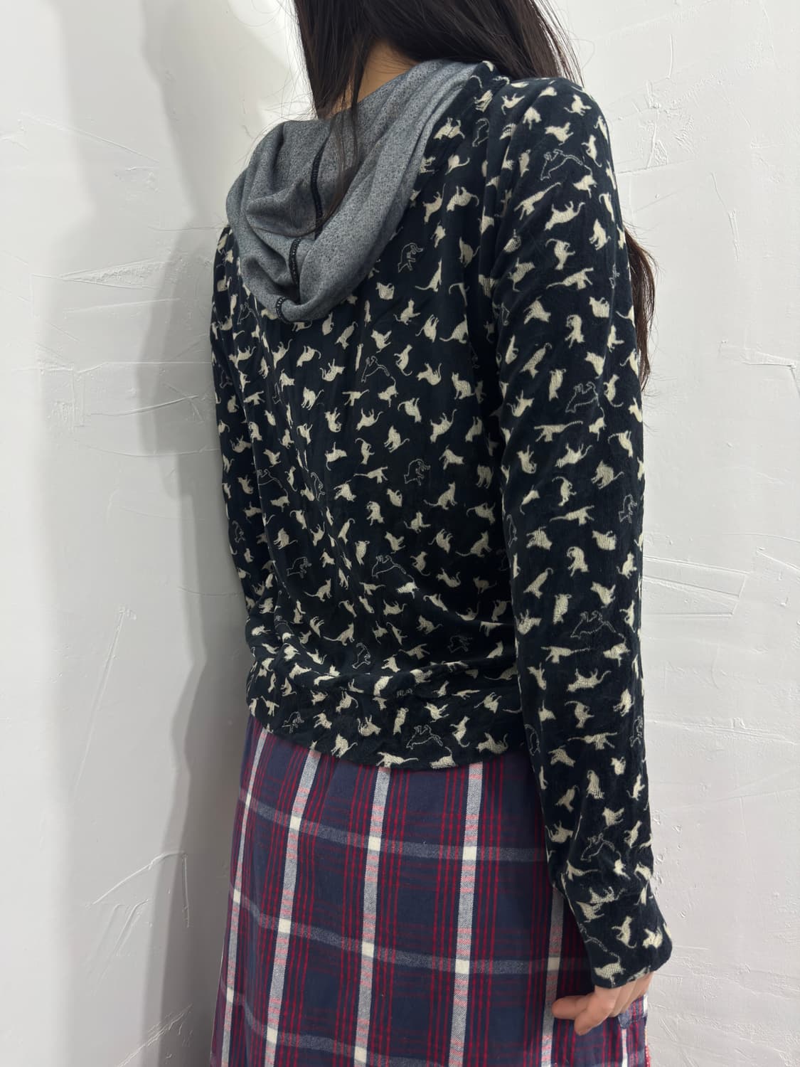 cat hood zipup 상품이미지4