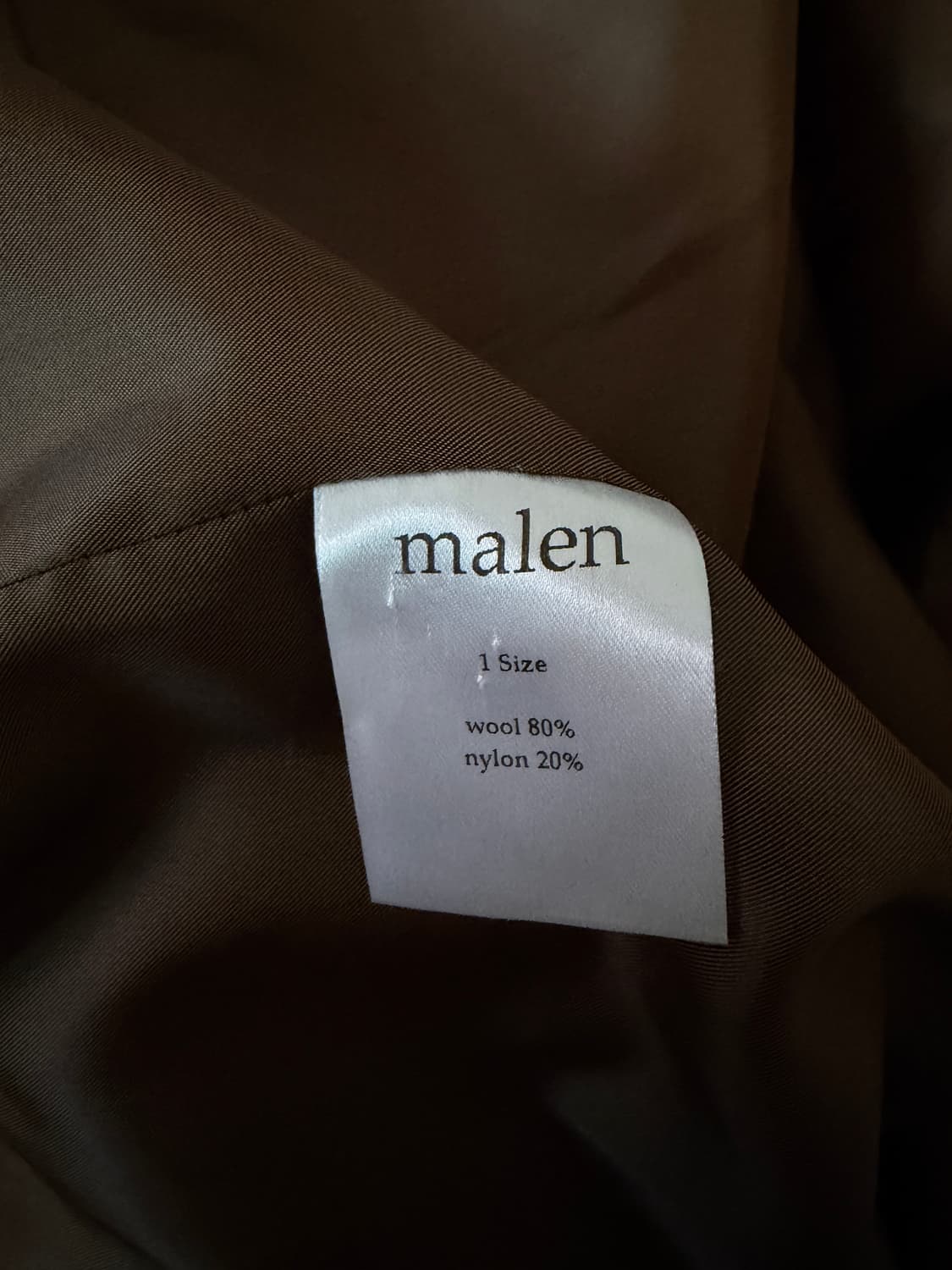 말렌 유니섹스 더플코트 베이지 1사이즈 상품이미지4