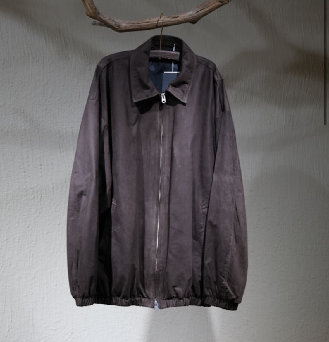 요코사카모토 누벅 레더 블루종 상품이미지1