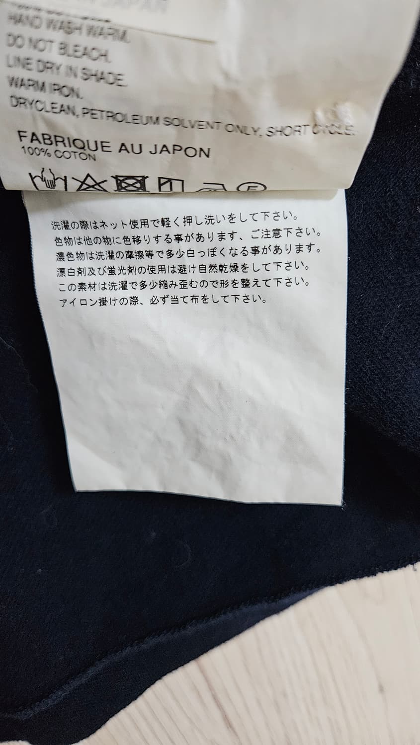 꼼데가르송 play 반팔 카라티 네이비M꼼데가르송 play 반팔 카라티  상품이미지4