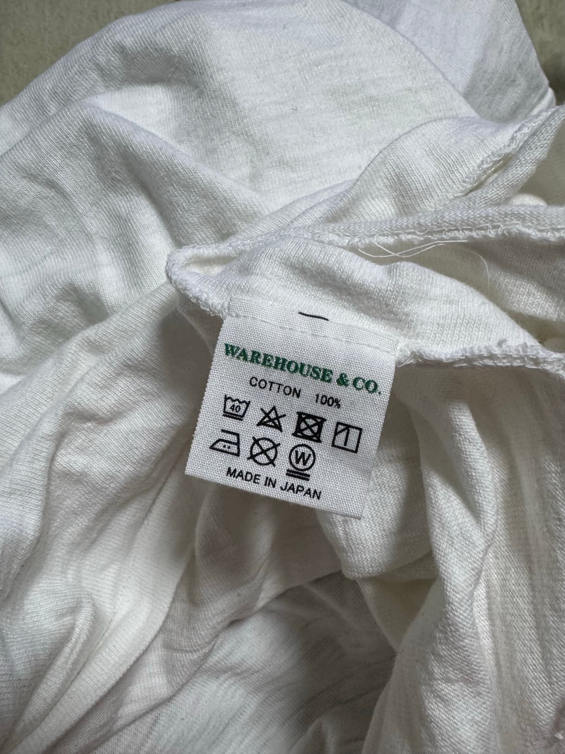 (L) 웨어하우스 헨리넥 반팔 티셔츠 상품이미지5