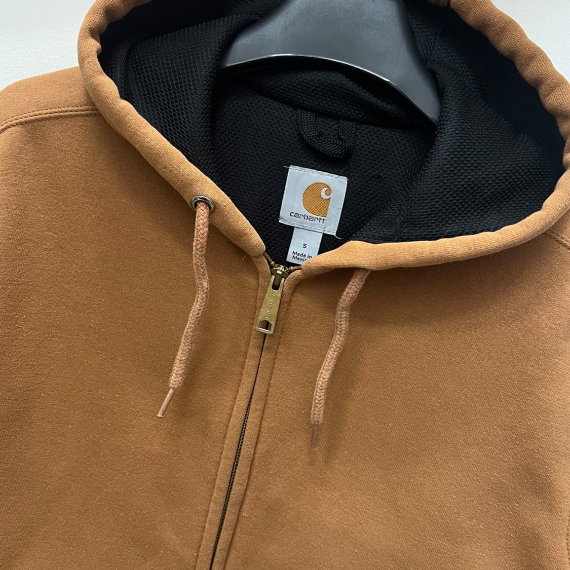 칼하트 써멀 레인디펜더 카멜 헤비 후드 집업 S 상품이미지3