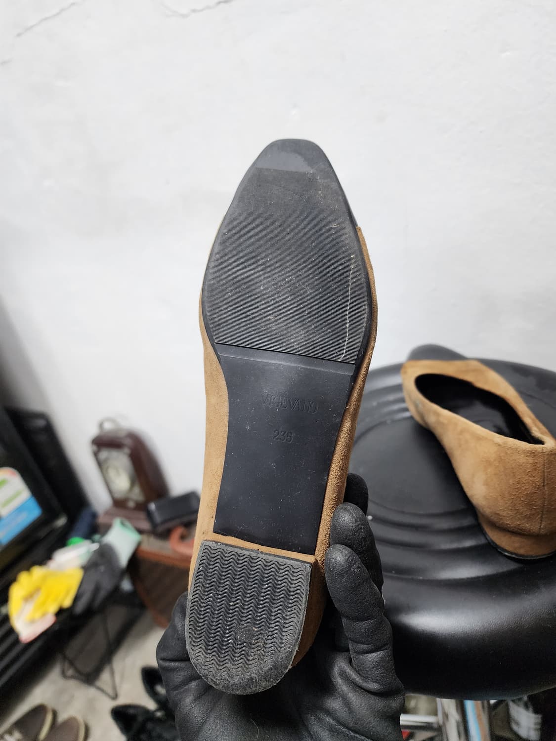 VIGEVANO 비제바노 레더 플랫슈즈  상품이미지5