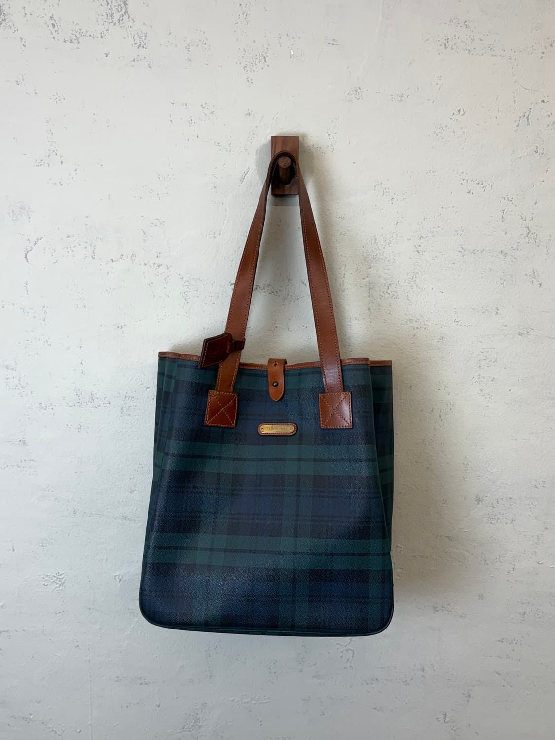 폴로랄프로렌 빈티지 블랙워치 토트백 상품이미지1