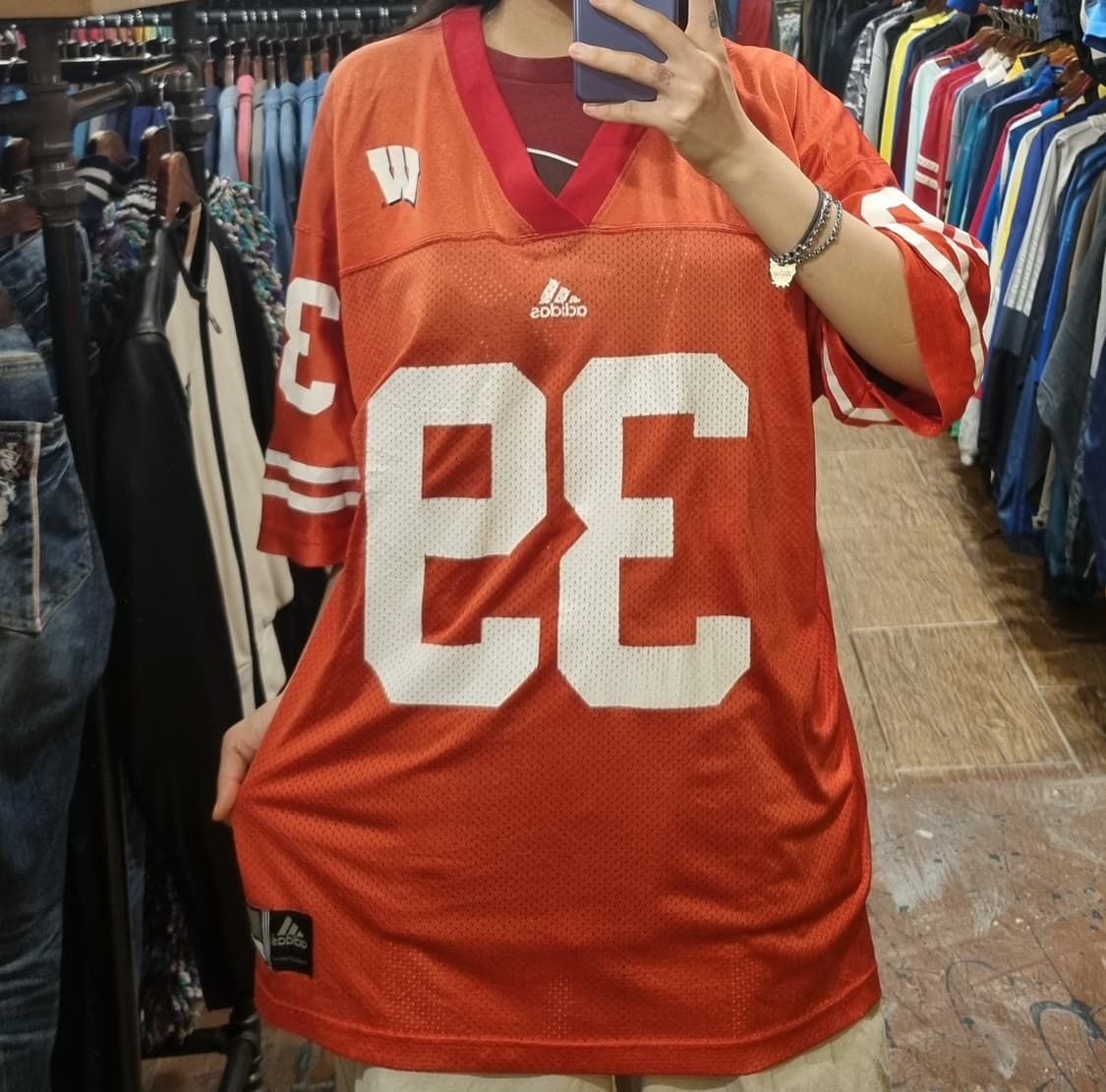 [Hi] NFL 풋볼 져지 반팔티 레드 상품이미지2