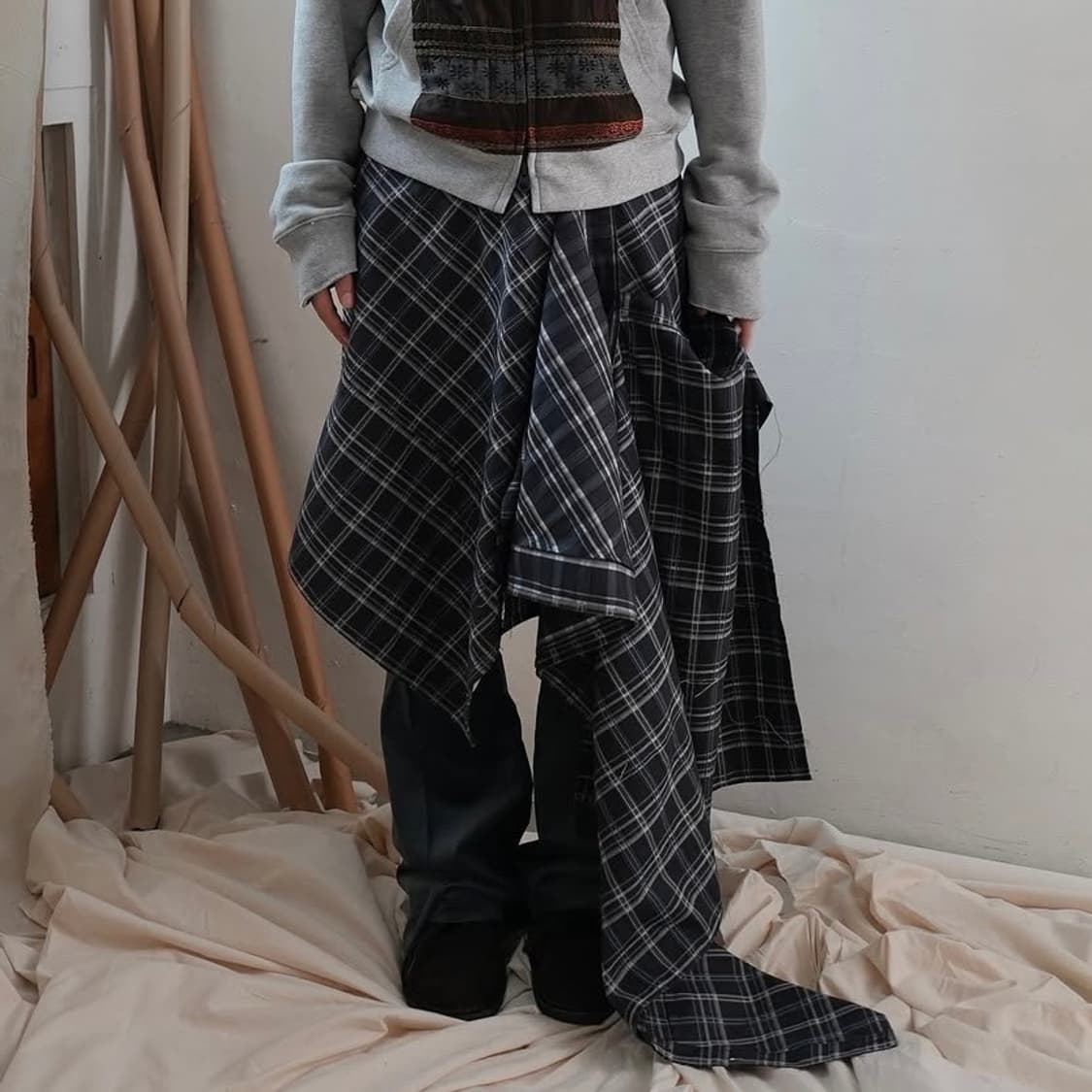 공테잎 스커트 상품이미지1