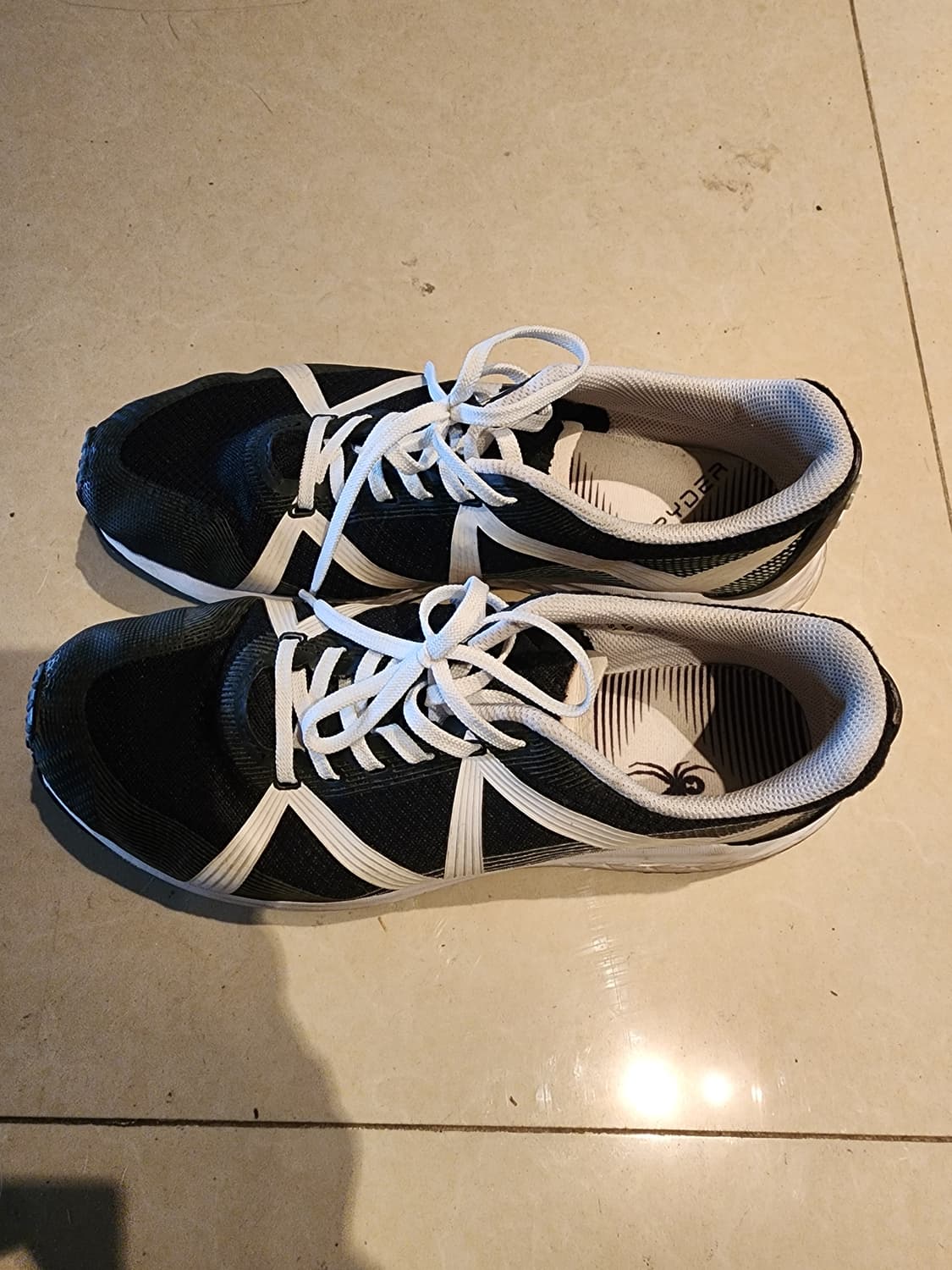 SPYDER 스파이더 블랙/화이트 운동화 팜. 280mm 런닝화 슈즈 상품이미지1