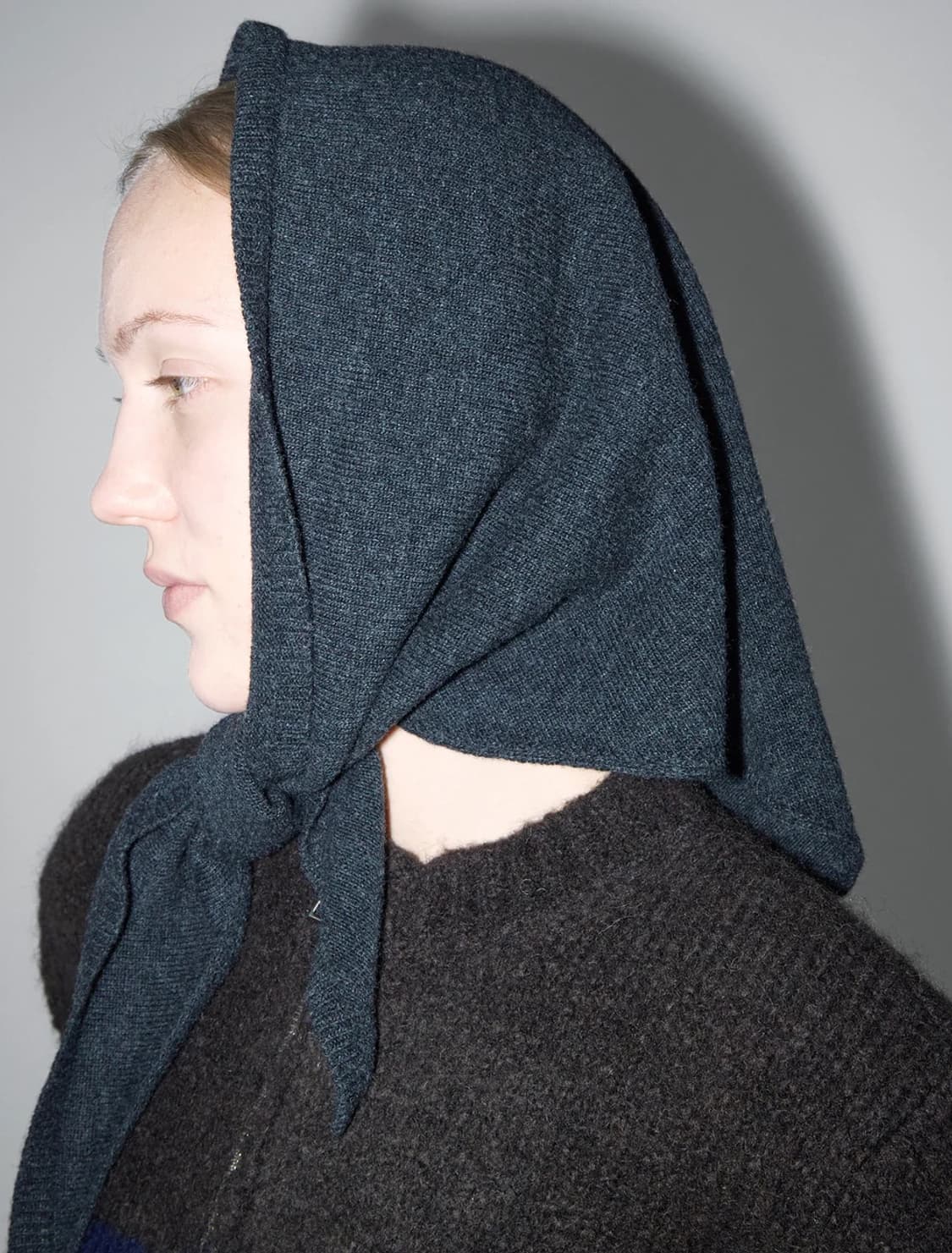 팔로마울 Prima 울 스카프/다크 그레이 상품이미지3