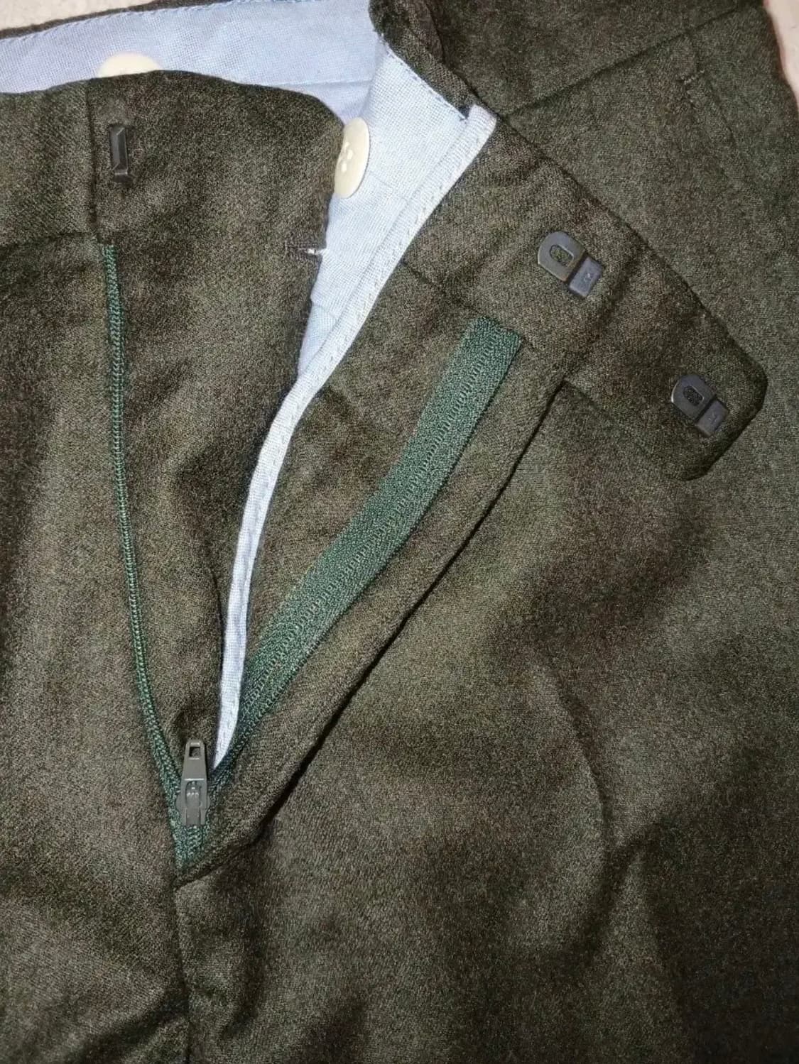 BERNARD ZINS WOOL CASHMERE WIDE PANTS 상품이미지5