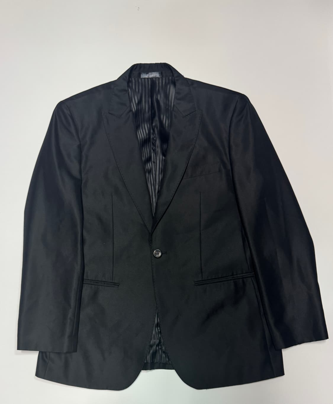 LONE 론 정욱준 미니멀 원 버튼 블레이저 자켓 준지 상품이미지1